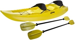Lifetime-Manta-Tandem-Kayak-with-Paddles-and-Backrests-Yellow